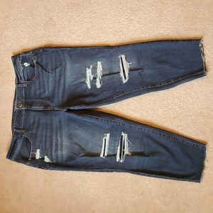 Maurices high rise destructed jeggings size XXL reg.